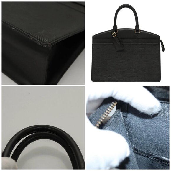 LOUIS VUITTON Epi Riviera Hand Bag Noir Black M48182 LV - Picture 11 of 14